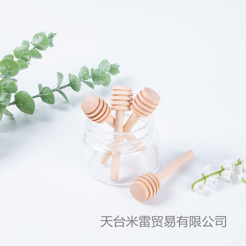 现货批发 蜂蜜棒实木搅拌棒取蜜棒 蜜蜂棒咖啡奶茶果酱木质搅拌棒|undefined