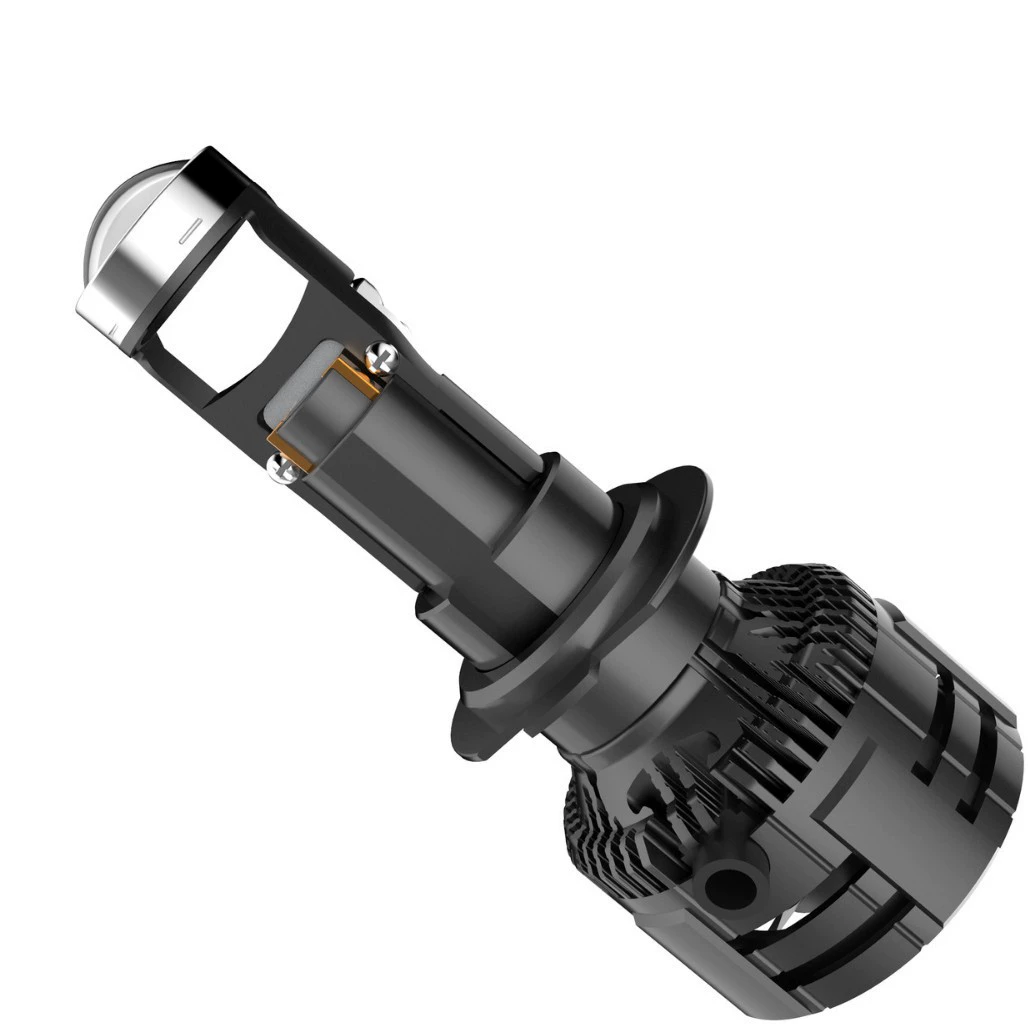 Новые светодиодные малые линзы 75Вт, яркий белый свет LED H7/H11/9005/9006/H4 модифицированная автомобильная фара