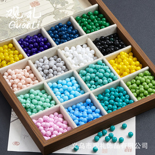 8mm��ɫ�´��������鲣���A�鴮��ɢ�����ֹ�diy������Ʒ���