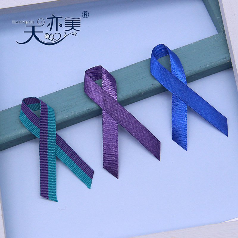Tianyi Mei 1cm Cinta Azul promocional varias actividades muñeca cinta decorativa cinta arco