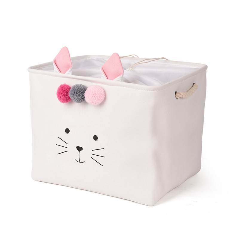 Ropa y juguetes caja de almacenamiento hogar tela ropa interior cesta de almacenamiento