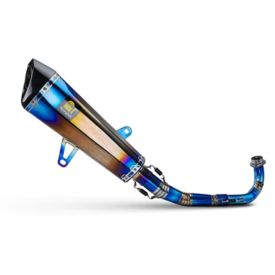 Full Section Non-Destructive Installation, Motorcycle exhaust pipe