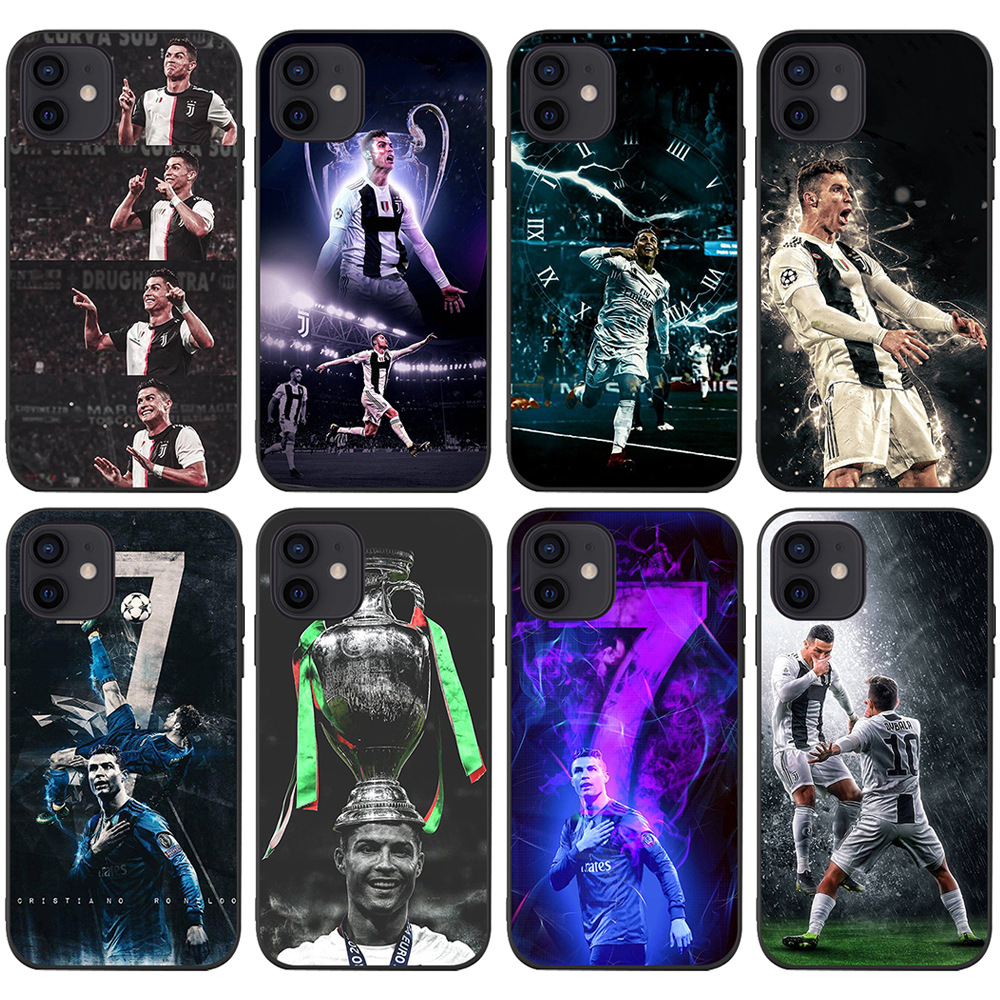 Anwendbar für iPhone16 Handy hülle Star Ronaldo Juventus Fußball Handy hülle Cristiano Ronaldo