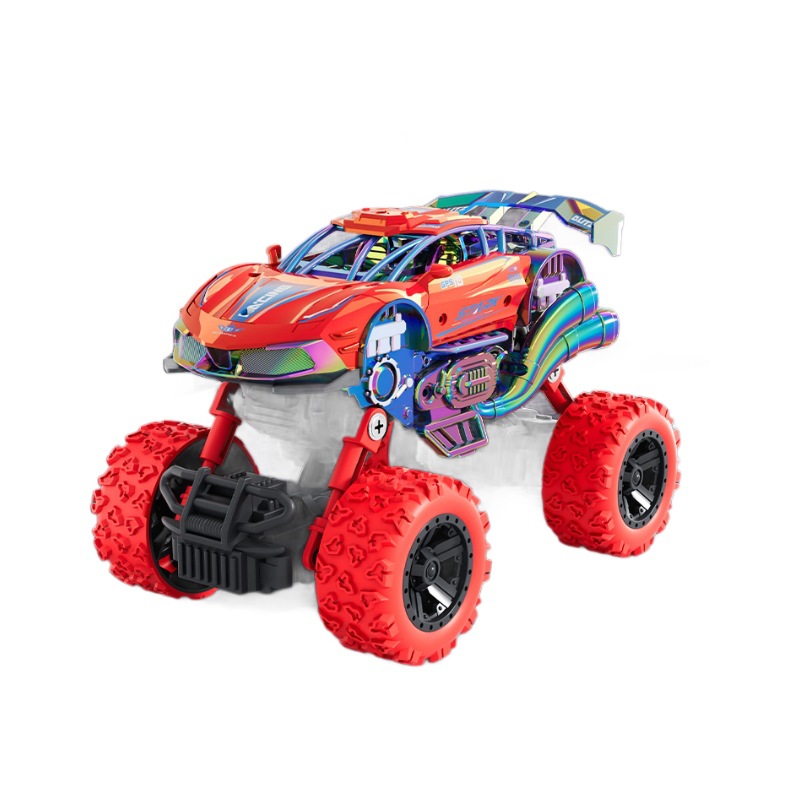 Juguetes infantiles de color fantasma inercia retroalimentación coche modelo de coche de juguete para niños regalos al por mayor