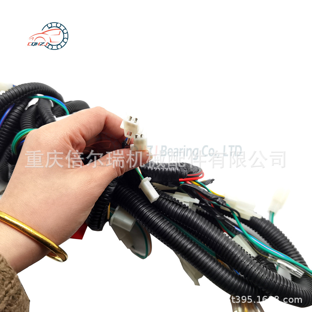 Motocicleta CG150 todo el vehículo cable de circuito de línea de luz trasera línea de luz de freno luz de marcha atrás línea de alimentación de luz de marcha atrás