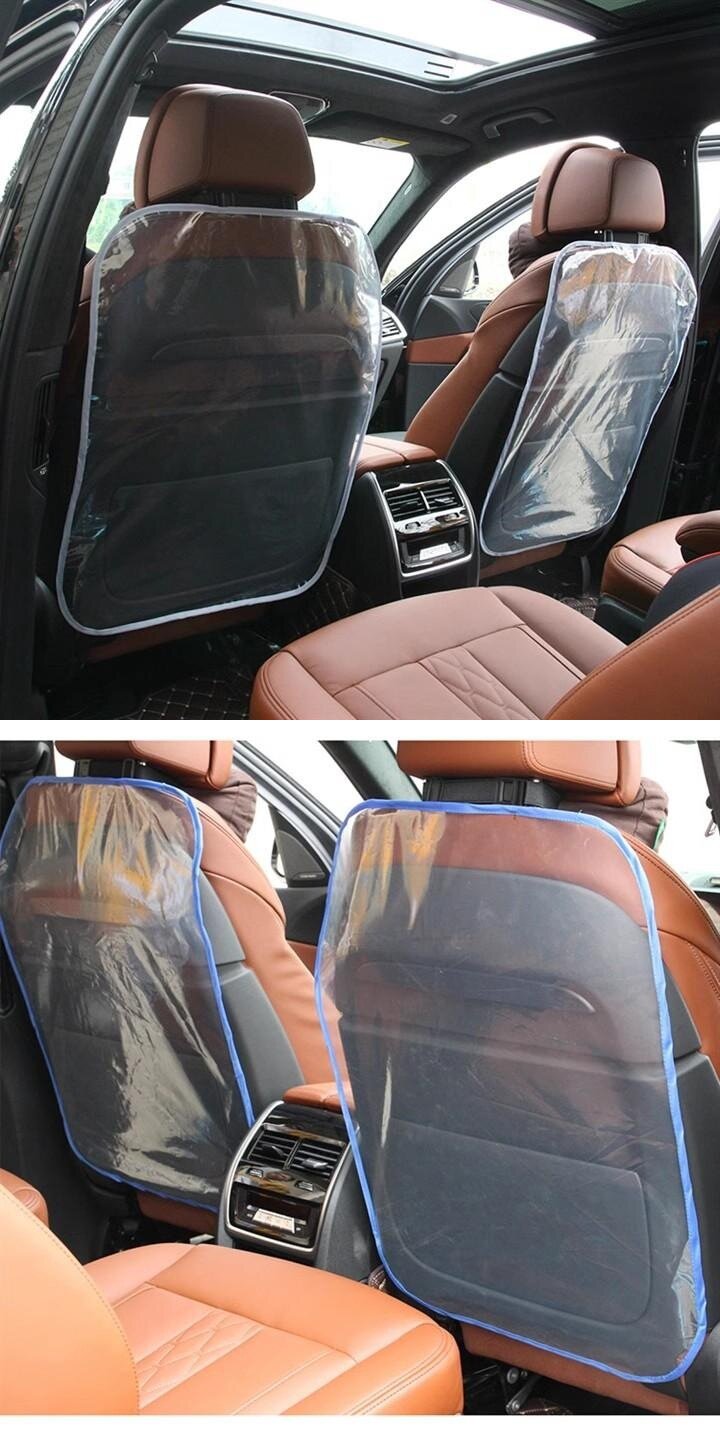 PE transparent film bed cover, anti-dirty pad, car seat back protector, children's anti-slip, anti-step, and anti-kick pad, children's anti-dirty cover