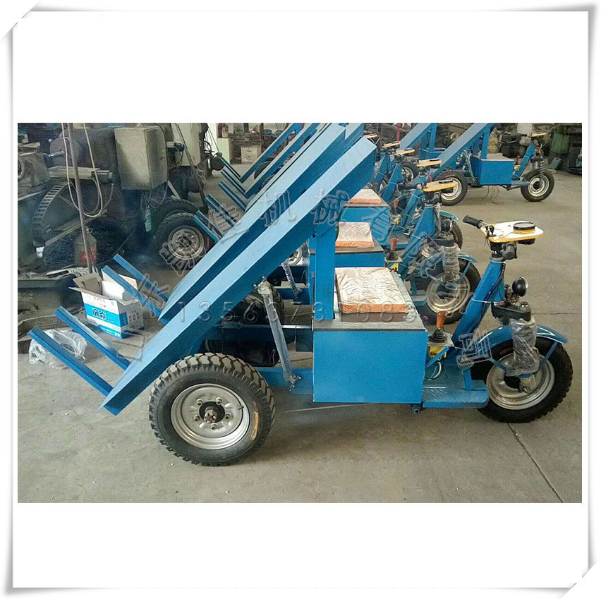 拉砖翻斗车 三轮拉砖车 窑厂干坯车 电动平板拉砖车 骑行式拉砖车
