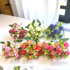 清新田園風仿真花小雛菊家居裝飾餐桌擺放洋甘菊假花攝影道具絹花