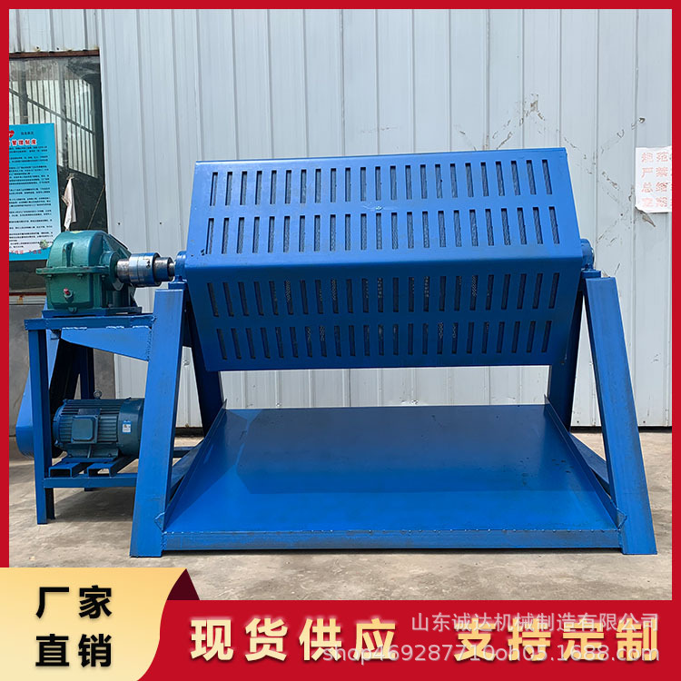 切割件去氧化层滚筒除锈机 火烧铁除锈滚筒抛光机