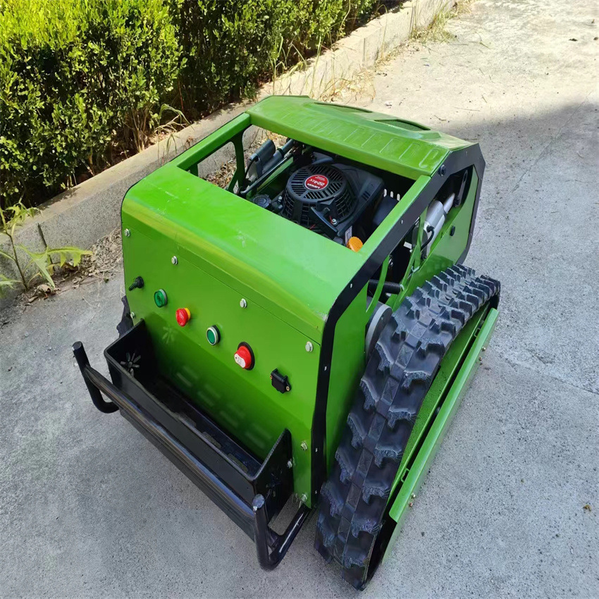 智能遥控割草机 小型履带汽油除草机 园林机械