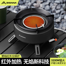 北山狼红外线分体卡式炉户外便携式燃气炉具露营煮茶野炊装备全套