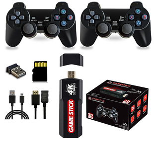 Foreign Trade X2 Single System Home Nostalgic Game Console 64g Ultra Hd Input Wireless Handle Game Console