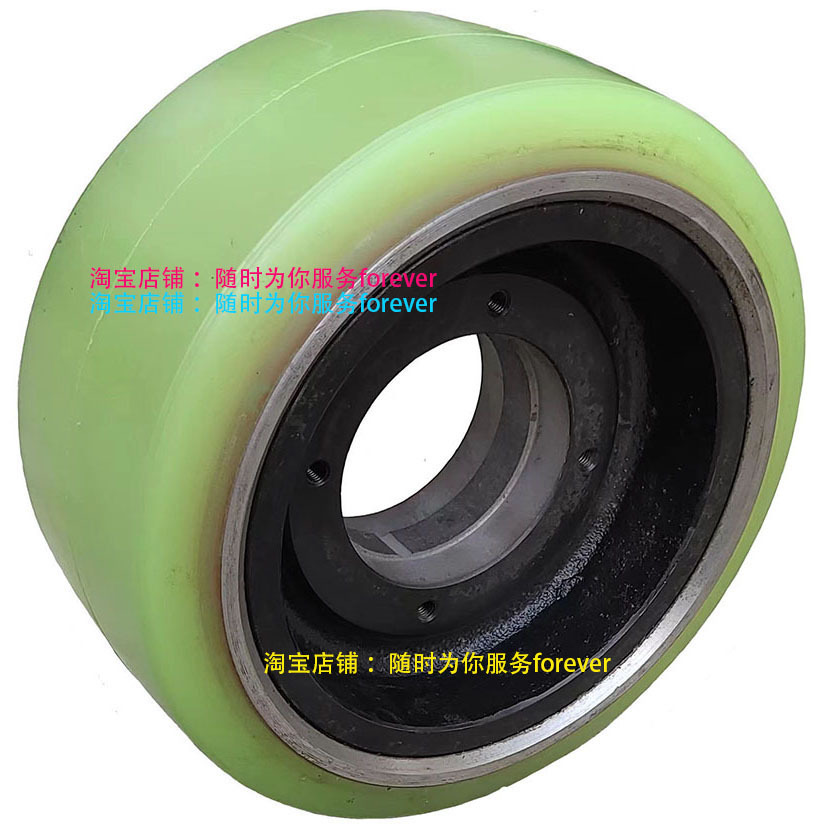 丰田前移式升高叉车6FBRE16载重轮前轮 油压地牛负载轮胶皮轮胎