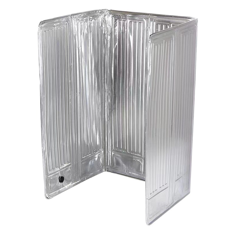 Oil baffle kitchen oil-proof stove baffle creative kitchen supplies cooking insulation splash-proof anti-scald aluminum foil baffle