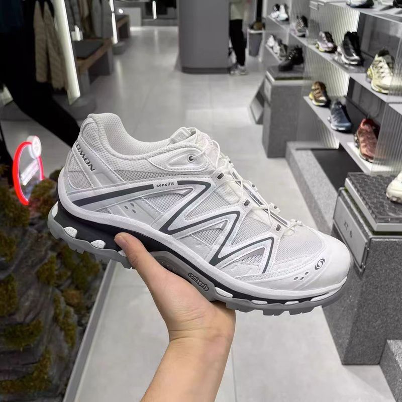 萨洛蒙Salomon XA PRO 3D 沙场灰男女款登山运动透气防滑跑步鞋|undefined