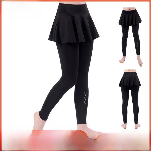 Cross-Border Sports Skirt for Women, Autumn and Winter Quick-Drying Breathable Yoga Skirt Pants for Training, Running, Fitness Long Skirt Amazon