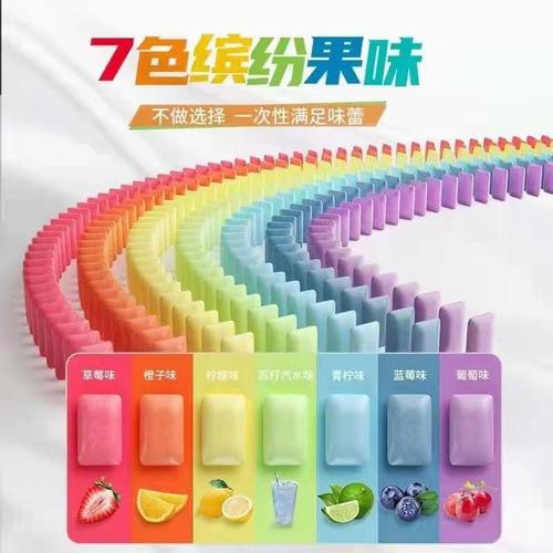 Mr. Owl's Rainbow Sugar-Free Gum (7 Flavors) 19.6g