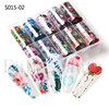 Fruit starry sky for manicure, nail stickers for nails, fake nails, suitable for import, new collection, flowered