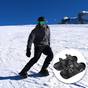Wholesale Mini Kids Snowboard Adult Ski Shoes Winter Outdoor Sports Wearable Snowboard Sleigh