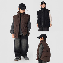 日系男童棉马甲2025秋冬季新款韩版儿童棉服帅气男宝宝保暖外套潮