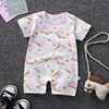 Summer children's cotton pijama, bodysuit for new born, children's clothing