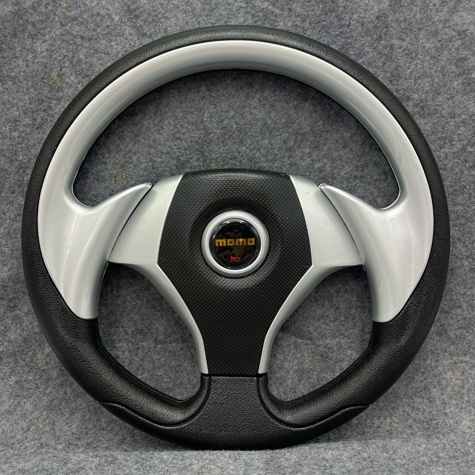 Customized Car Steering Wheel PU Imitation Racing Steering Wheel for Kart Racing Games 13inch Universal Steering Wheel