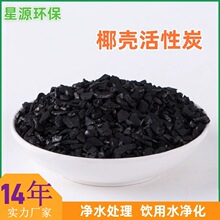 椰壳活性炭原生炭提纯净水器滤芯水处理自来水厂净水用高碘值批发