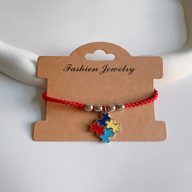 13g Weight Alloy Pendant Material Bracelets Classification rope Chain Material Cord String Chain Type 1 Piece Quantity Daily Occasion Alloy, rope Material Love, Jigsaw, Heart Shape Pattern All Seasons Season Unisex Gender Plating Design Simple Style Style Simple Style Love Jigsaw Heart Shape Alloy Rope Cord String String Bracelets Wholesale 8
