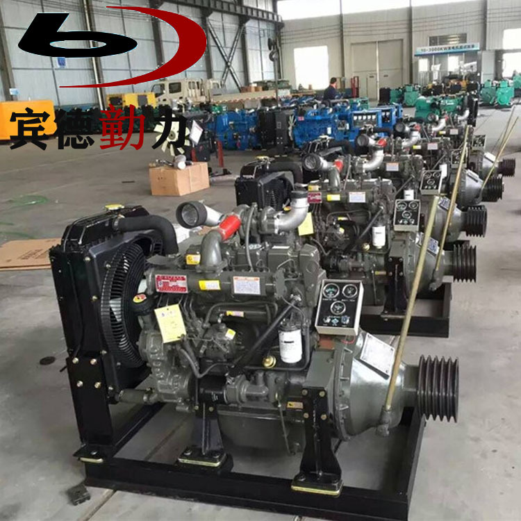 潍坊R4105ZP柴油发动机70马力56KW水泥罐车空压机粉末运输离合器
