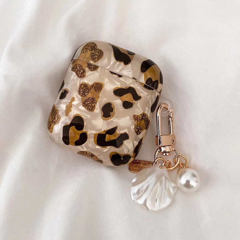 Cute Letter Heart Shape Leopard Earphone Sleeves display picture 3
