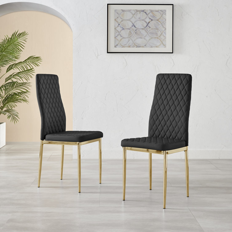 Silla de línea horizontal de exportación silla de comedor de lujo ligera silla de comedor de alto nivel silla de restaurante italiana