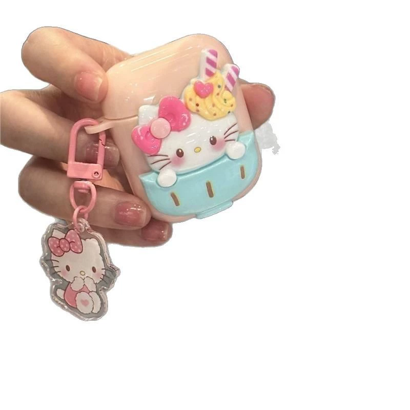 Hello Kitty, Huawei, Vivo, Oppo, Apple, милые совместимые наушники, Bluetooth