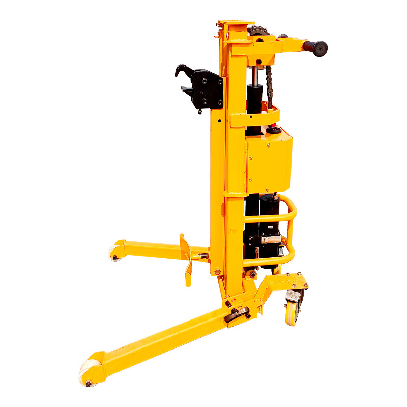 Elevación eléctrica hidráulica de barril de aceite de transporte de barril de hierro de barril de plástico carretilla elevadora de carga y descarga carro