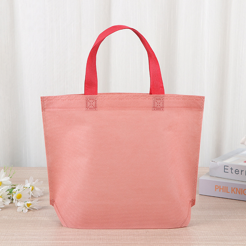 Bolsas de tela no tejida en blanco en stock, bolsas de tela no tejida portátiles, bolsas de prenda, logotipo de impresión image 16