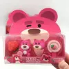 Pink Bear Eraser Set of Four