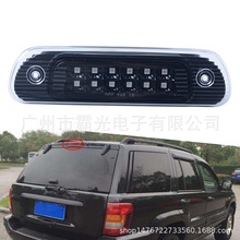 适用1999-2004年吉普大切诺基  高位刹车灯 熏黑 透明