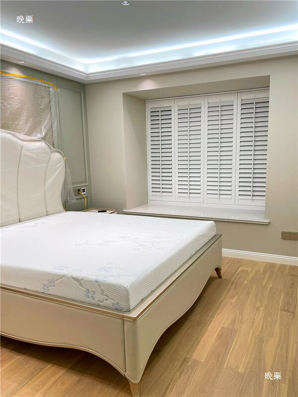 Sundeco Pure Solid Wood Blinds Door Breathable Window American Movable Blade Folding Sliding Partition Curtain