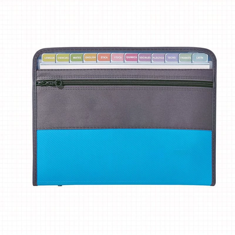 Organ, folder with zipper, universal bag for documents, handheld storage system, 13 floors