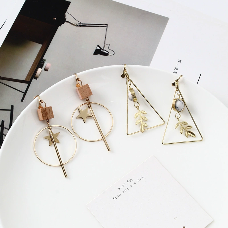 Брендовые серьги, длинные модные клипсы для ушей, интернет-звезда