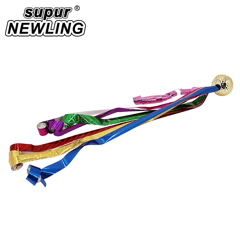 厂家批发 高尔夫彩带球 球场开幕庆典 开球仪式用球 支持一件代发