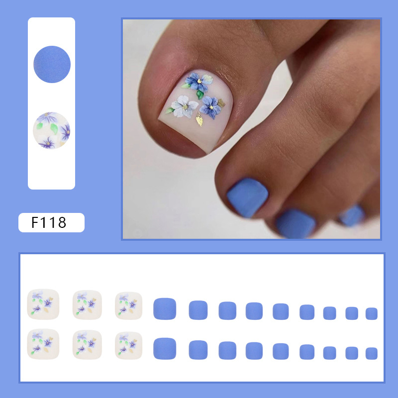 Sweet Pastoral Flower Plastic Nail Patches 1 Piece display picture 2