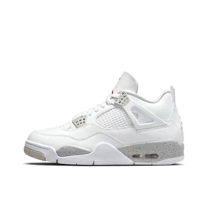 Air Jordan, белые баскетбольные кроссовки с мягкой пяткой, нескользящие, для мужчин и женщин