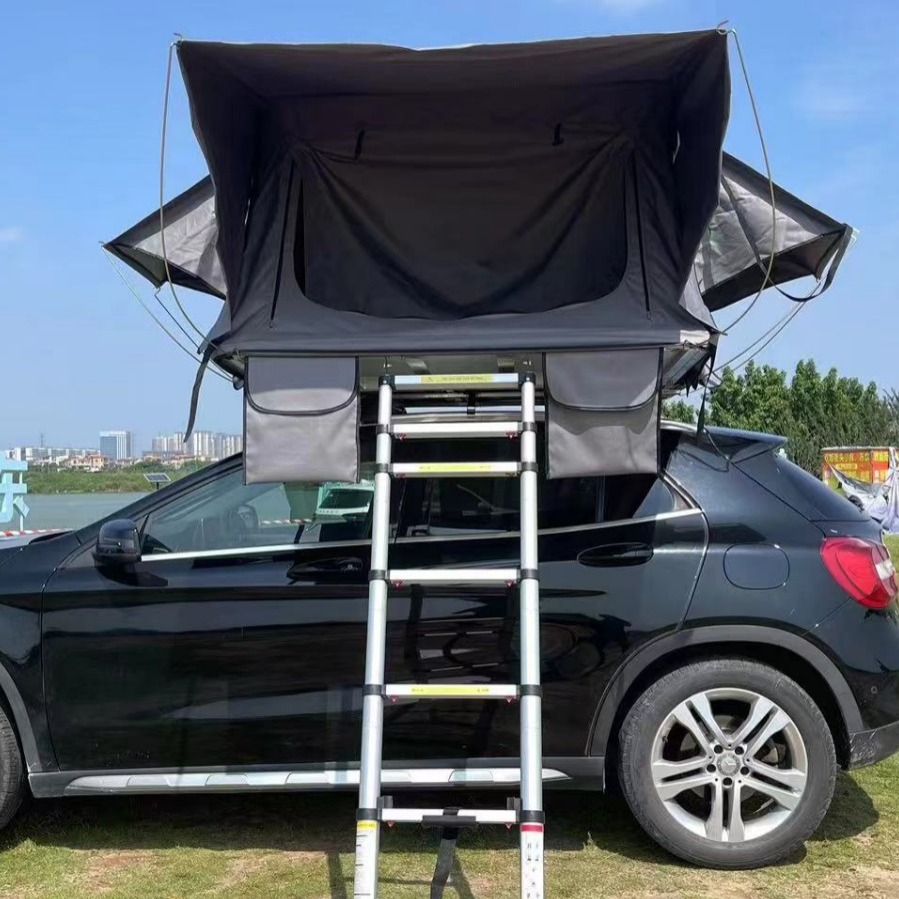 Outdoor Portable Folding Car Tent Camping Car Travel Top-up Speed Tent RV Double Car Tent