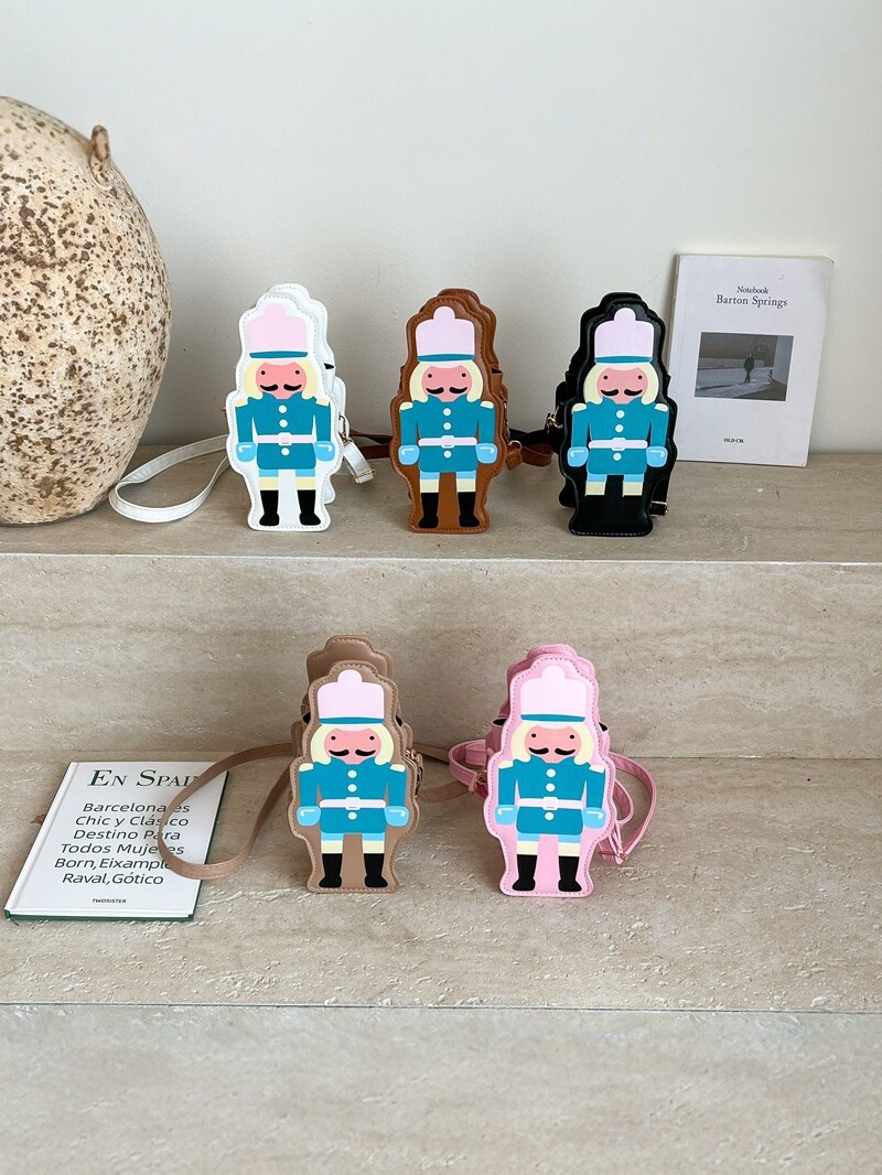 2026 nuevos niños color caramelo trencanueces estilo mochila chicas lindas mini mochila mareas para padres e hijos