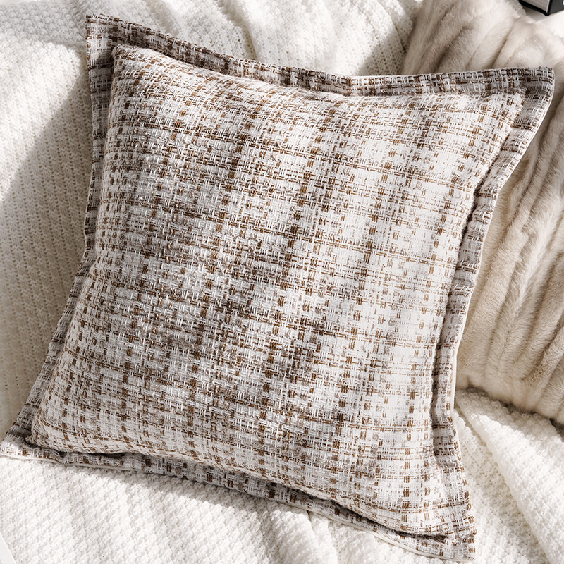 Cream-wind lujoso hogar sofá almohada cubierta de almohada asiento de alto nivel cama ventana flotante respaldo almohada almohada cubierta