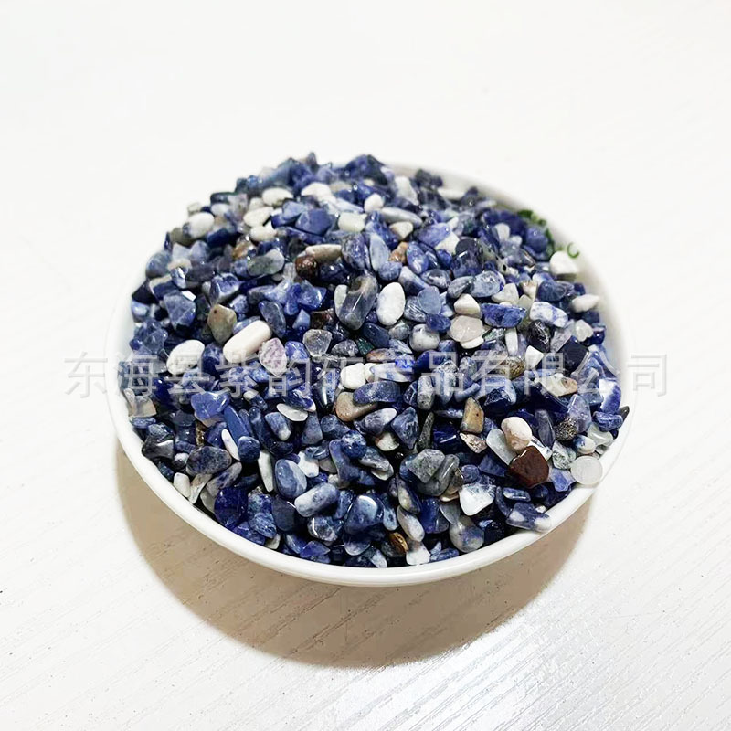 卸売り天然水晶砕石粉紫黄水晶七色水晶水槽植木鉢装飾消磁水晶砕石|undefined