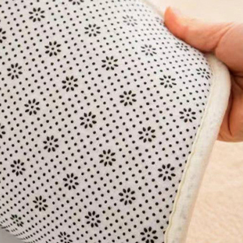Flat Coral Fleece Floor Mat—Easy-to-Care-For Bathroom Mat, Solid-Color Non-Slip Mat for Toilets and Bathrooms—Direct Supply