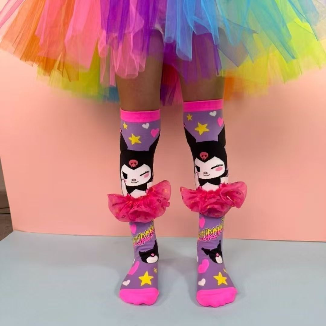 Red transfronteriza de Internet estilo caliente joyería para niños calcetines personalidad tendencia dibujos animados Magic boy calcetines niña princesa calcetines al por mayor