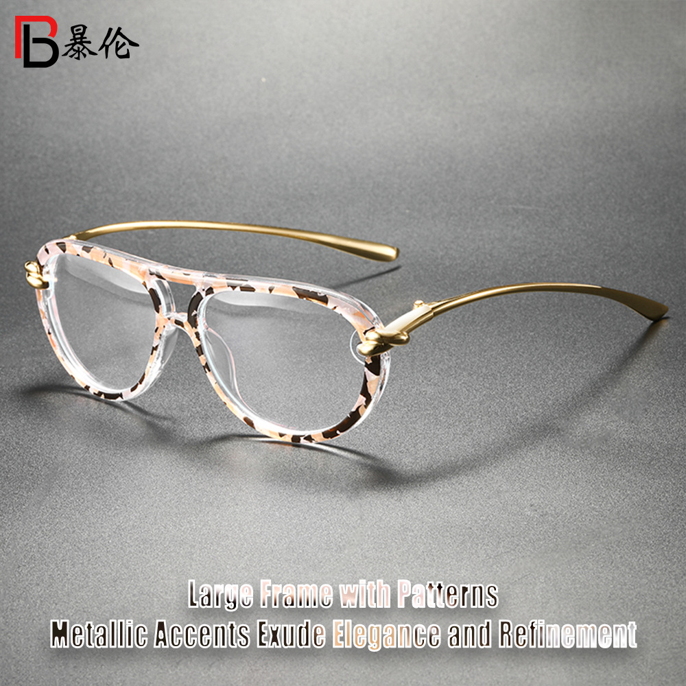 跨境新款时尚个性防蓝光平光镜 复古潮流男女同款街拍太阳镜69109