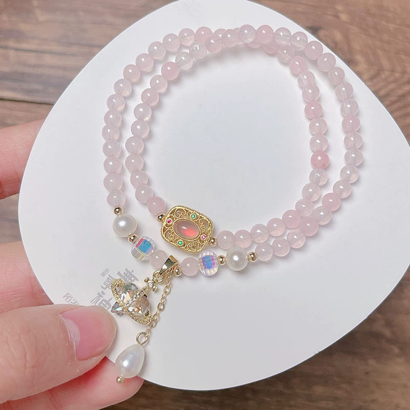 Design sophisticated fashionable crystal, beaded bracelet, bead bracelet